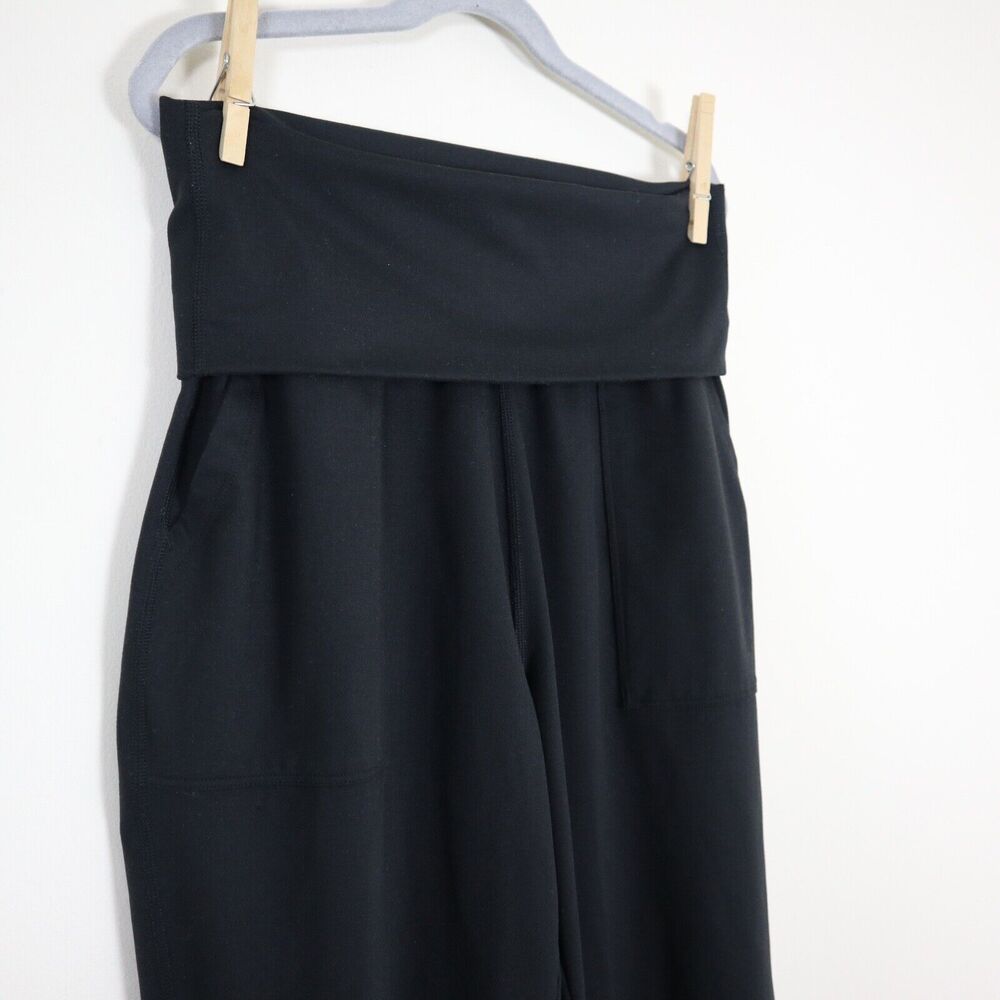 Offline by Aerie Size XS The Hugger Jogger Pants Black Fold Over Waist - Picture 5 of 10